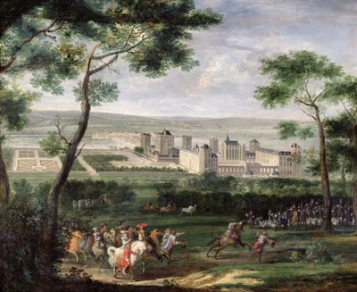 View of the Chateau de Vincennes by Adam Frans van der Meulen